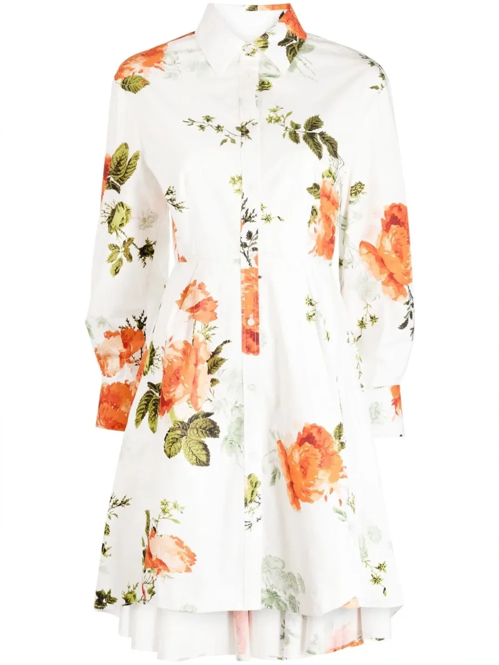 ERDEM
floral-print cotton mini shirtdress - Picture 5 of 15